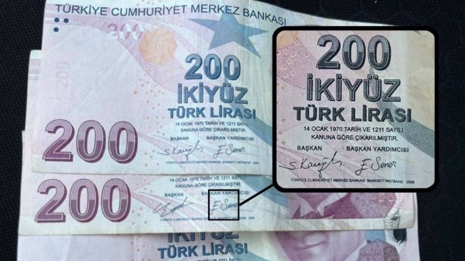 yrpli kilic 200 tllik banknotun altinda devleti zarara ugratmaktan tutuklanan bir adamin imzasi bulunuyor JJr3tIA9.jpg